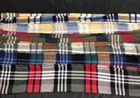 Wrapped - plaid neck scarf