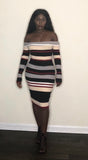 Cold Shoulder Savannah Sweater Dress